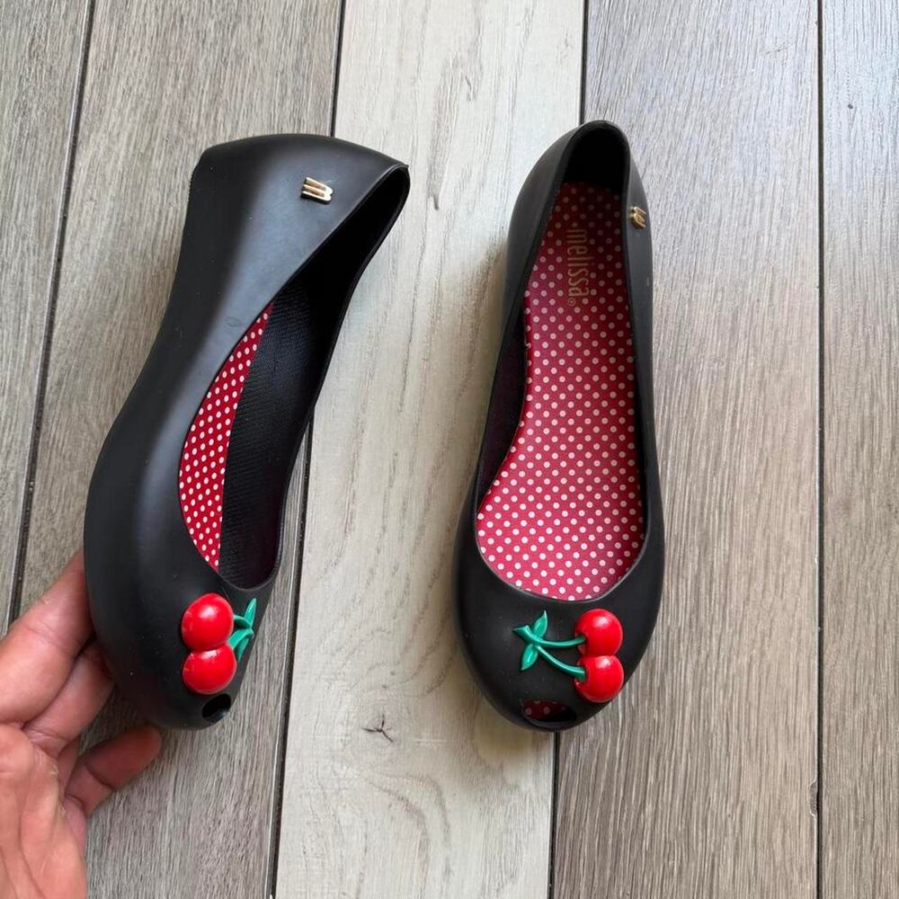 Melissa cherry peep toe jelly - Picture 2 of 5